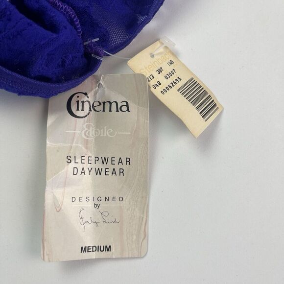 Vintage Y2K Lace Tank Top M Purple Fairy Grunge Whimsigoth Coquette - Picture 10 of 10